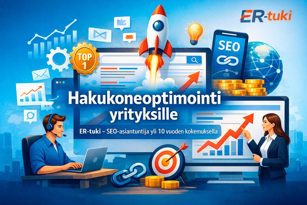 hakukoneoptimointia er-tuki